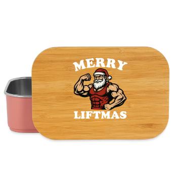 Merry Christmas, Merry Santa, Where - Lunch Box - light pink - Front