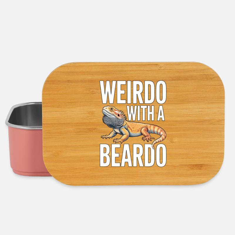 Un Drôle avec un Beardo - Boîte à goûter - rose clair