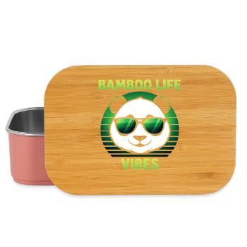 Cooler Panda Bamboo Life Vibes - Lunch Box - Hellrosa - Vorne