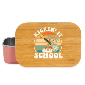 Hawaiian Ukulele Uke Retro Vintage - Lunch Box - light pink - Front