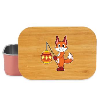 Fox Easter Fishing - Lunch Box - light pink - Front
