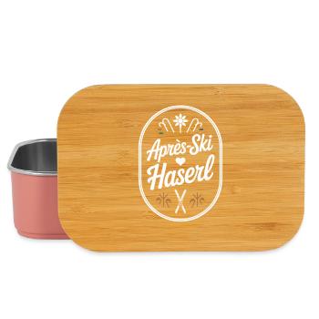 Après-ski bunny hut fun Skier ski bunny - Lunch Box - light pink - Front