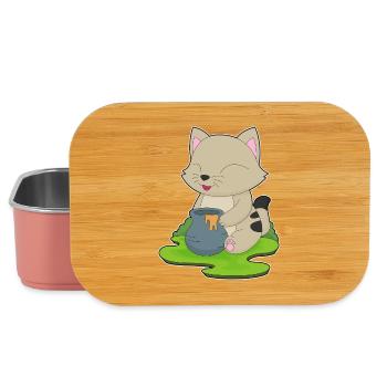 Chat Honey - Boîte à goûter - rose clair - Devant