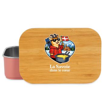 Savoie Fondue Alpen-Savoie im Herzen - Lunch Box - Hellrosa - Vorne