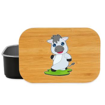 Esel Jogger Joggen Sport - Lunch Box - Schwarz - Vorne