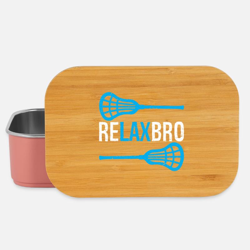 Relax Bro Lacrosse - Lunch Box - Hellrosa