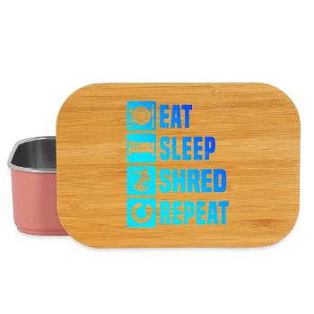Kompaktes Snowboard Design für Snowboard - Lunch Box - Hellrosa - Vorne