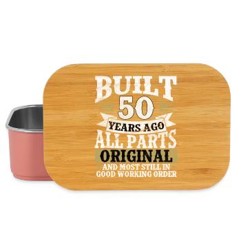 Retro 50 Jahre Originalteile - Lunch Box - Hellrosa - Vorne