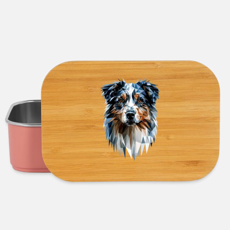 Australian Shepherd Hunde Liebhaber Süßer Aussie - Lunch Box - Hellrosa
