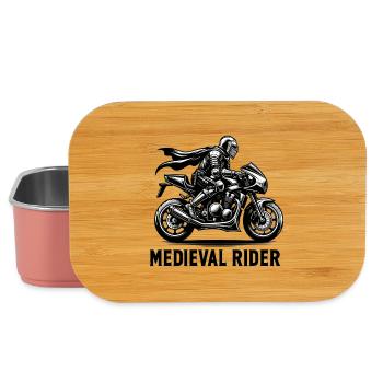 Knight Motorcycle - Lunch Box - light pink - Front