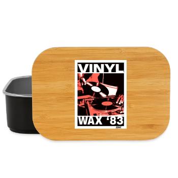 Vinyl Wax 83 – DJ Turntable Poster - Lunch Box - black - Front
