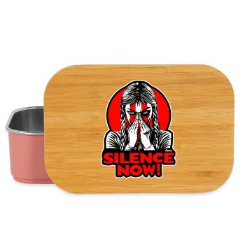 Stille Jetzt Ruhe und geht weg ich will meine Ruhe - Lunch Box - Hellrosa - Vorne