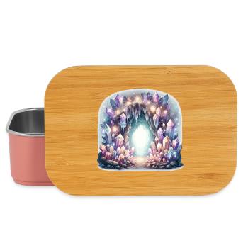 Crystal Cave Portal - Lunch Box - light pink - Front