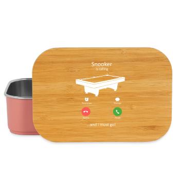Snooker Is Calling - Lunch Box - light pink - Front