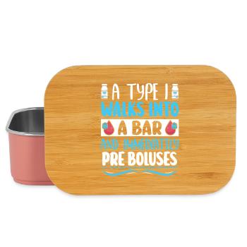 Diabetes Typ 1 Diabetiker - Lunch Box - Hellrosa - Vorne