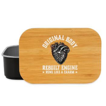 Ursprüngliche Karosserie-umgebaute Motor-Herzoperation - Lunch Box - Schwarz - Vorne