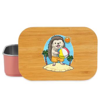 Hedgehog Beach Water Polo Summer - Lunch Box - light pink - Front