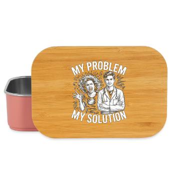 Pharmacist Student My Problem My Pictogram Dad - Lunch Box - light pink - Front