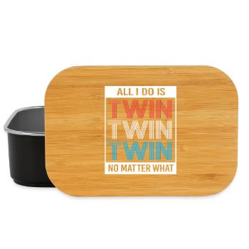 Gemini Father Gemini Dad - Lunch Box - black - Front