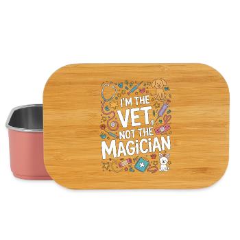 I'm The Vet Not The Magician Veterinary Assistant - Lunch Box - Hellrosa - Vorne
