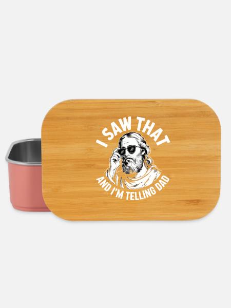 I Saw That And Im Telling Dad Jesus Humor - Lunch Box - Hellrosa