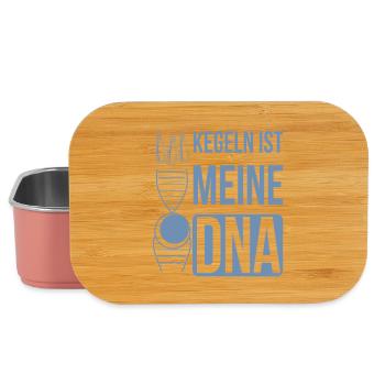 Kegeln meine DNA Kegelclub Spieler - Lunch Box - Hellrosa - Vorne