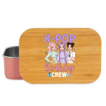 K-Pop Birthday Crew - Lunch Box - Hellrosa - Vorne