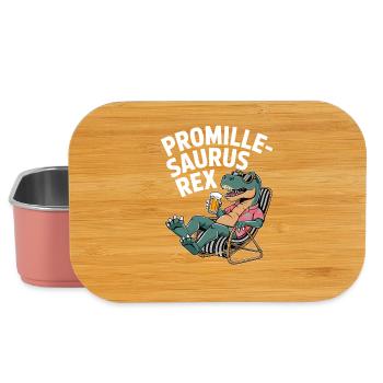 Promille-Saurus Rex Lounge - Lunch Box - Hellrosa - Vorne