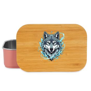 Eiswolf im Kristallkreis - Lunch Box - light pink - Front