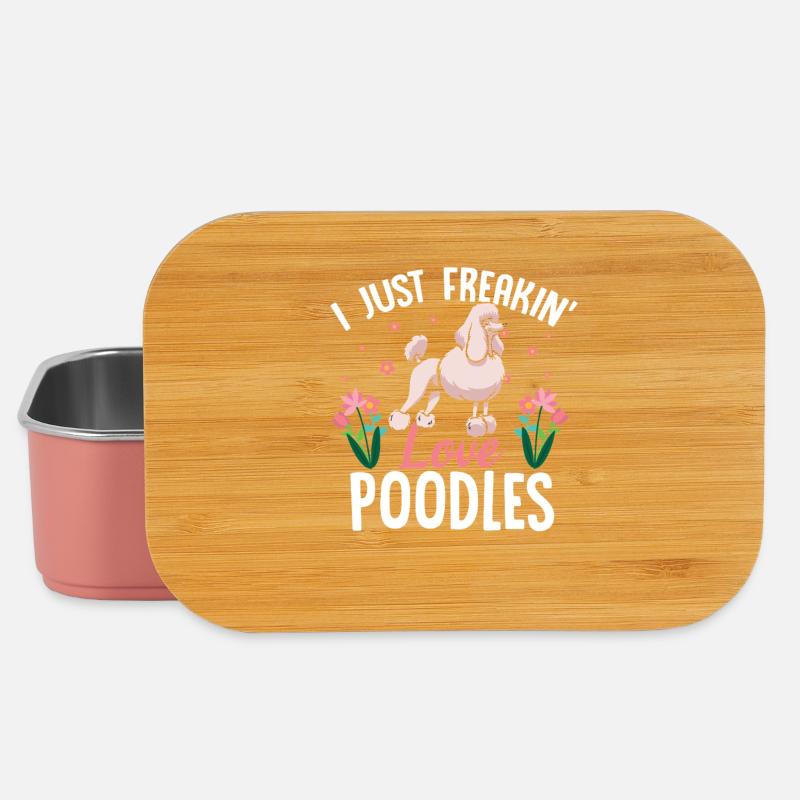 Ich liebe Pudel einfach verdammt nochmal - Lunch Box - Hellrosa