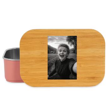 Marie Curie Selfie - Lunch Box - light pink - Front