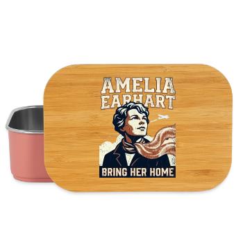 Amelia Earhart – Bring sie nach Hause - Lunch Box - Hellrosa - Vorne