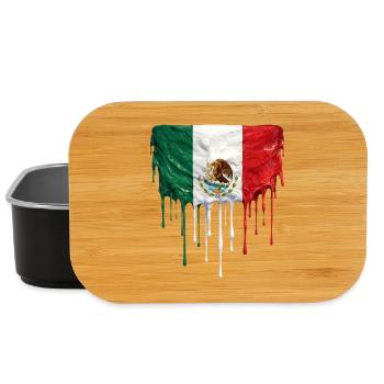 Drapeau Mexicain Gouttant - Boîte à goûter - noir - Devant