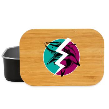 Electric Split Shark - Lunch Box - black - Front