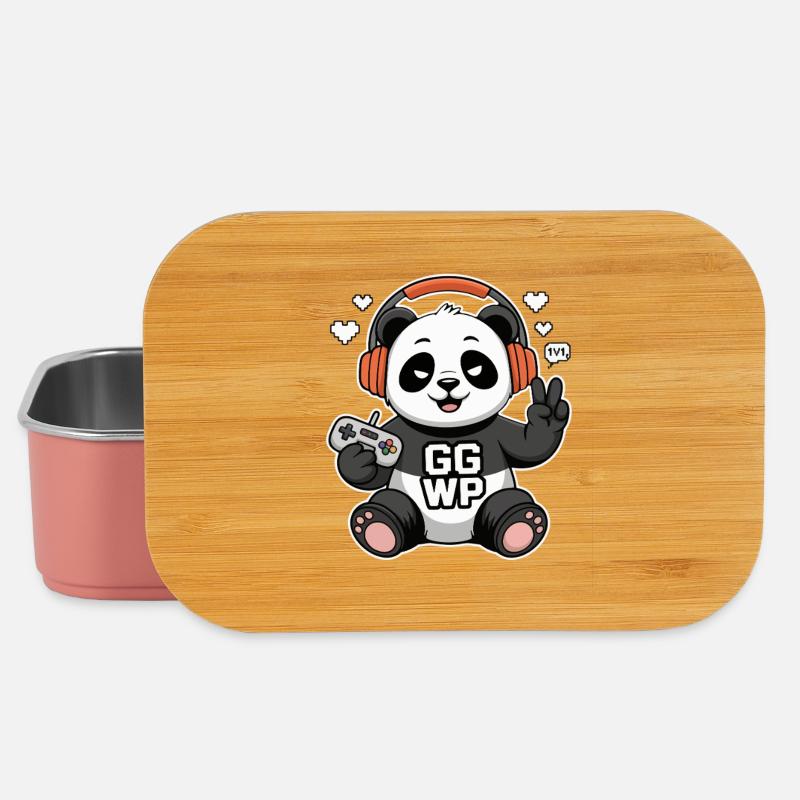 Panda Gamer GG WP - Boîte à goûter - rose clair