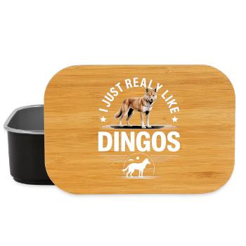 Dingo Australischer Wildhund Tierliebhaber Design - Lunch Box - Schwarz - Vorne