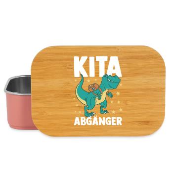 Kita Erste Klasse Dinosaurier Schüler Kindergarten - Lunch Box - Hellrosa - Vorne