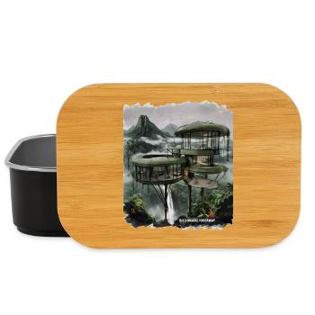BILLIONAIRE HIDEAWAY - Futuristic Jungle Villa  - Lunch Box - black - Front
