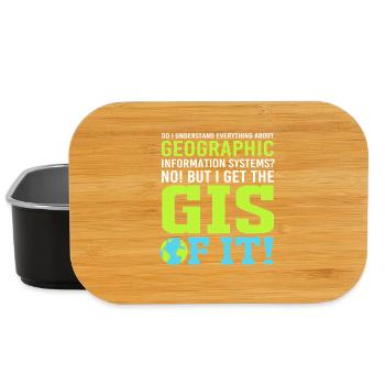 GIS Cartographer Geography Cartography - Lunch Box - black - Front