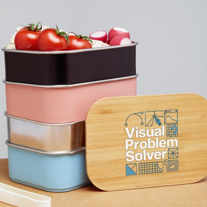 Graphic Designer Visual Problem Creative Designer Lunch Box