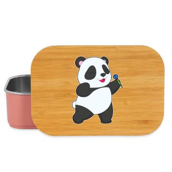 Panda Dart Dartpfeil Sport - Lunch Box - light pink - Front