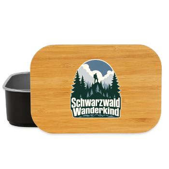 Schwarzwald Wanderkind Hiking Black Forest Nature - Lunch Box - Schwarz - Vorne