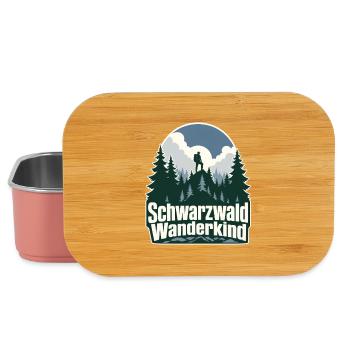 Schwarzwald Wanderkind Hiking Black Forest Nature - Lunch Box - Hellrosa - Vorne