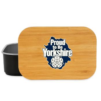 Fier d’être le Yorkshire, fierté du comté de White Rose - Boîte à goûter - noir - Devant