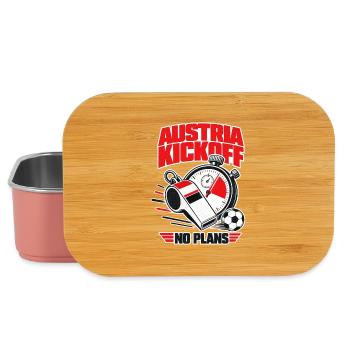Austria Soccer Fan No Plans During Kickoff - Lunch Box - light pink - Front