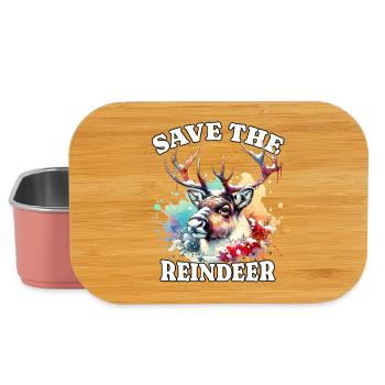 Rentier Save Reindeer - Lunch Box - Hellrosa - Vorne