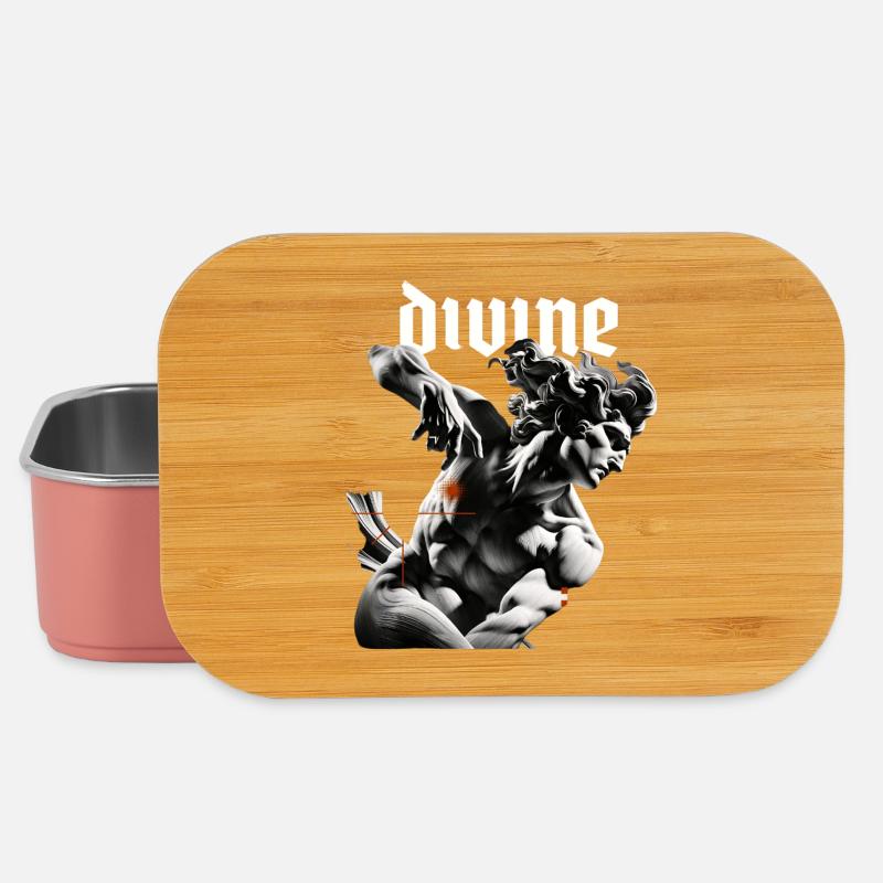 Divine Sculpture Noir - Boîte à goûter - rose clair