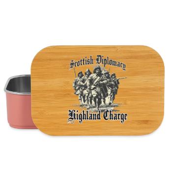 Schottische Highlander Geschichte Motiv | Clan  - Lunch Box - Hellrosa - Vorne