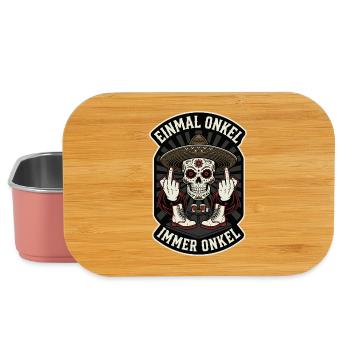Sugar Skull Mittelfinger Sombrero - Lunch Box - Hellrosa - Vorne