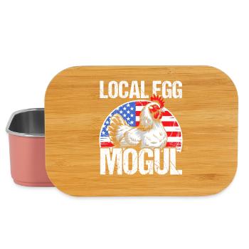 Éleveur Patriotique Troupeau de Coq Volaille USA Pride C - Boîte à goûter - rose clair - Devant